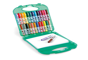 Crayola 65 Pcs Create And Color Mini Washable Markers And Paper